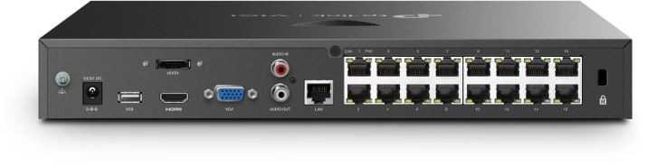 TP-Link Vigi nvr2016h-16mp 16 kanalų poe+ tinklo vaizdo registratorius