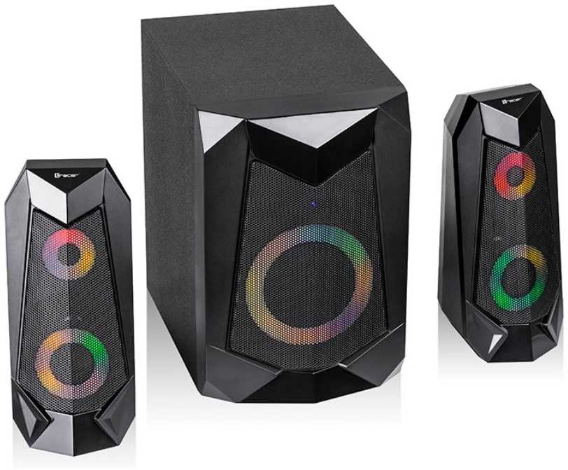 Kompiuterio kolonėlės TRACER 2+1 Hi-Cube RGB Flow BT garsiakalbiai