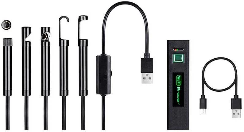 Endoskopinė kamera Tracer HardWire 5M 8MM, Juodos spalvos