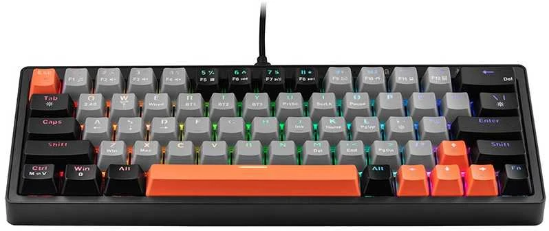 Klaviatūra mechaninė tracer gamezone evo1 hot swap 63 (pilkas) trakla47297