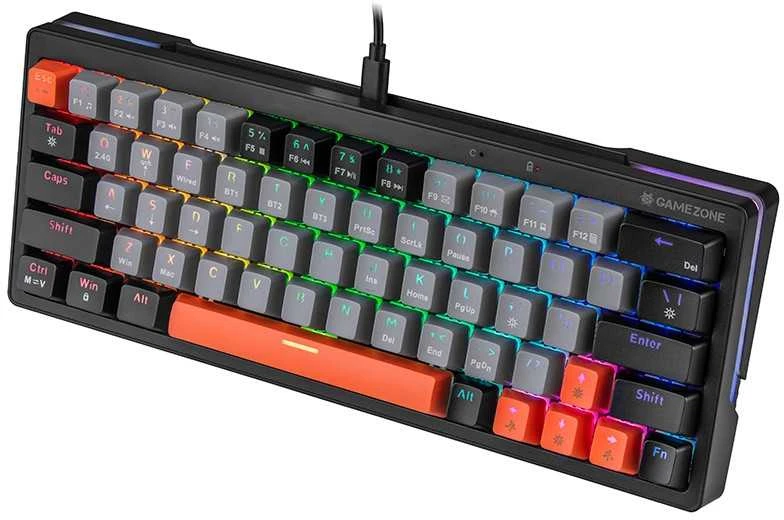 Klaviatūra mechaninė tracer gamezone evo1 hot swap 63 (pilkas) trakla47297
