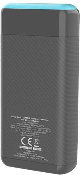 Tracer EnerGen 20000 mAh Juodas, Mėlyna