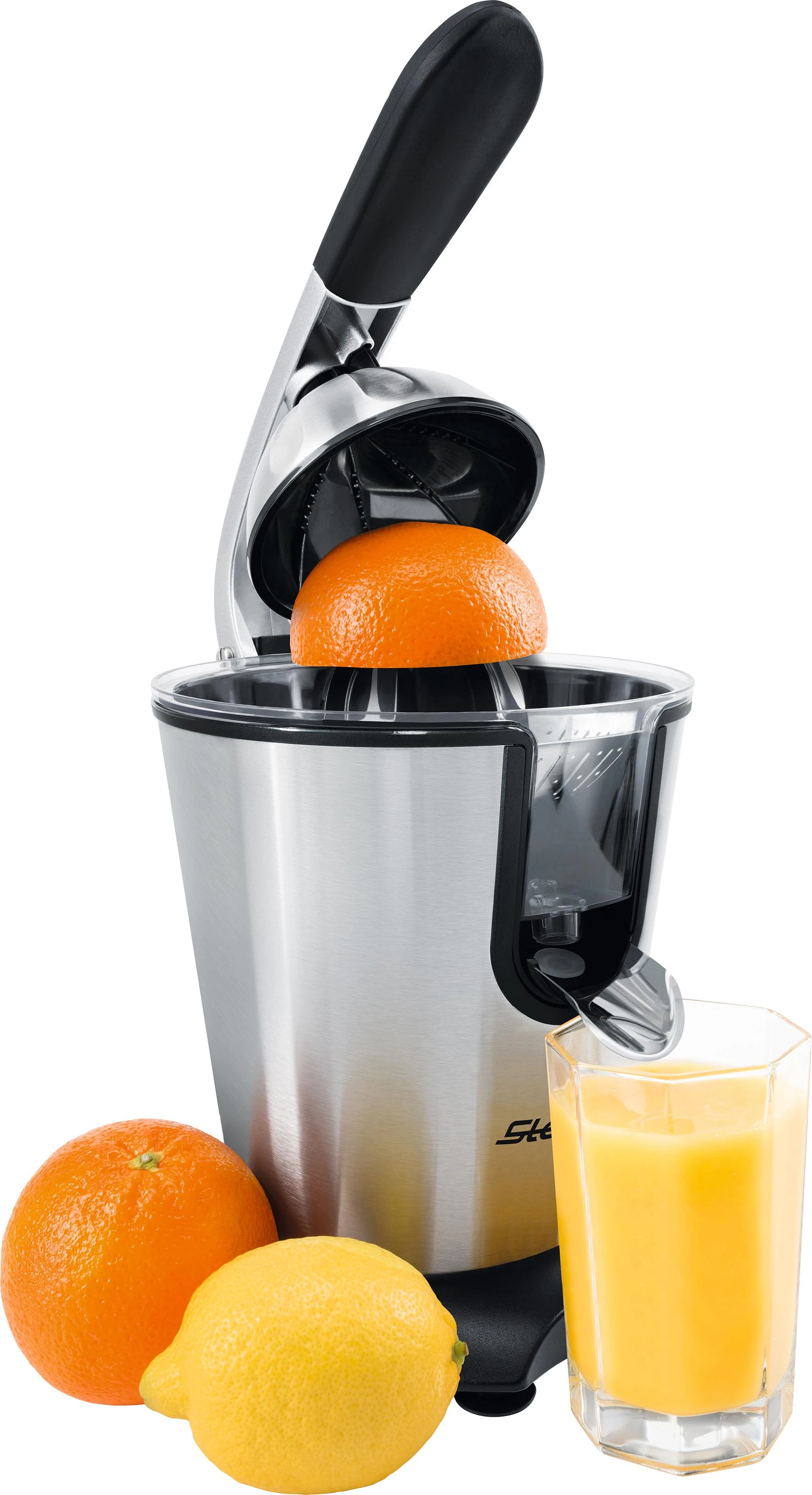 Tradicinė sulčiaspaudė citrusiniams vaisiams Steba ZP 2 (160W, plieno spalvos)