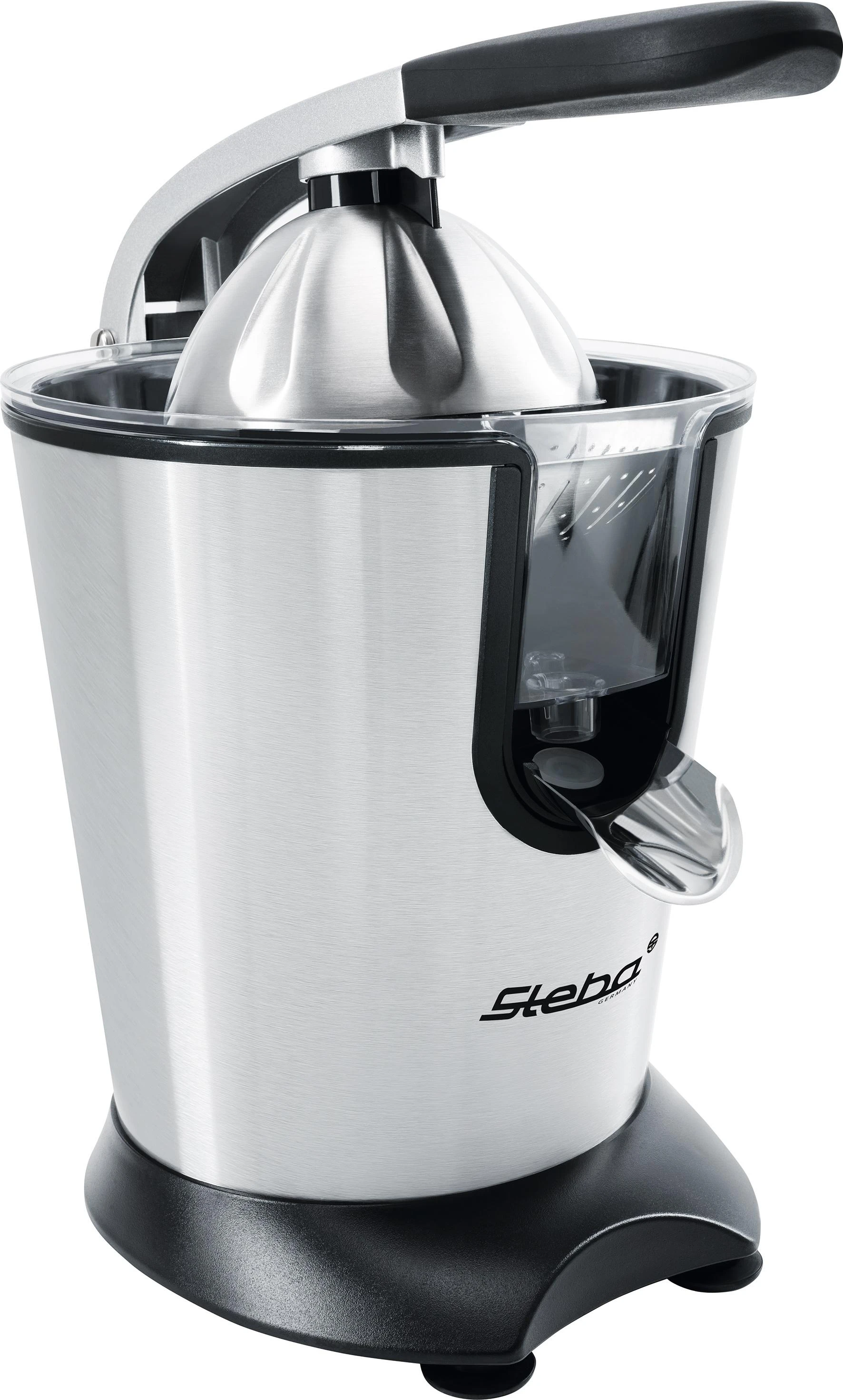 Tradicinė sulčiaspaudė citrusiniams vaisiams Steba ZP 2 (160W, plieno spalvos)