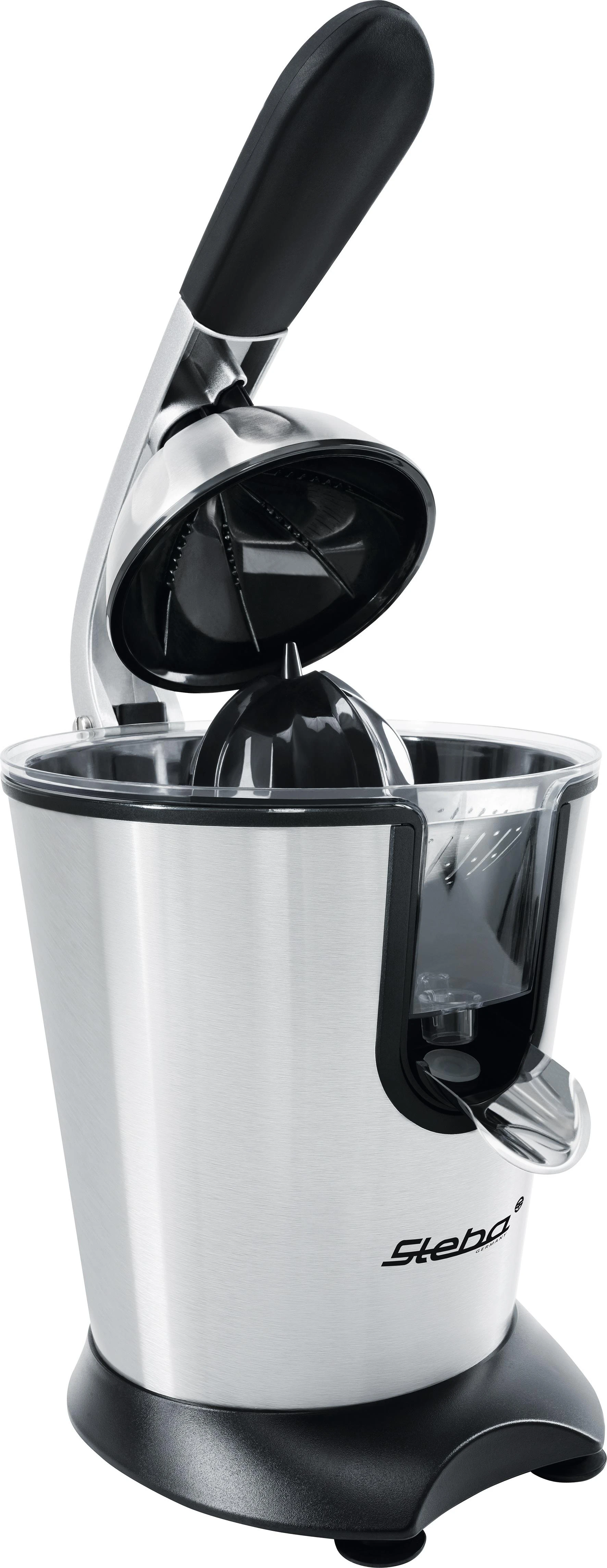 Tradicinė sulčiaspaudė citrusiniams vaisiams Steba ZP 2 (160W, plieno spalvos)