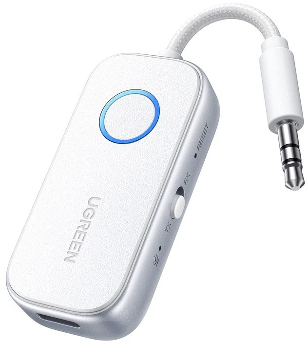 „Bluetooth 5.4“ siųstuvas UGREEN CM872 (baltas)