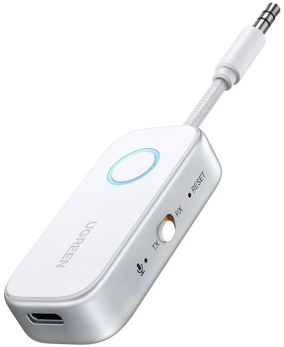 „Bluetooth 5.4“ siųstuvas UGREEN CM872 (baltas)