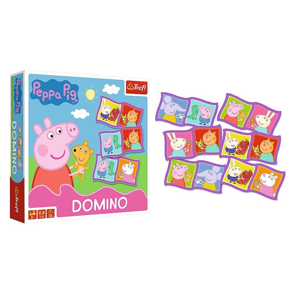 TREFL PEPPA PIG Žaidimas Domino aprašymas - Prekės nuotrauka