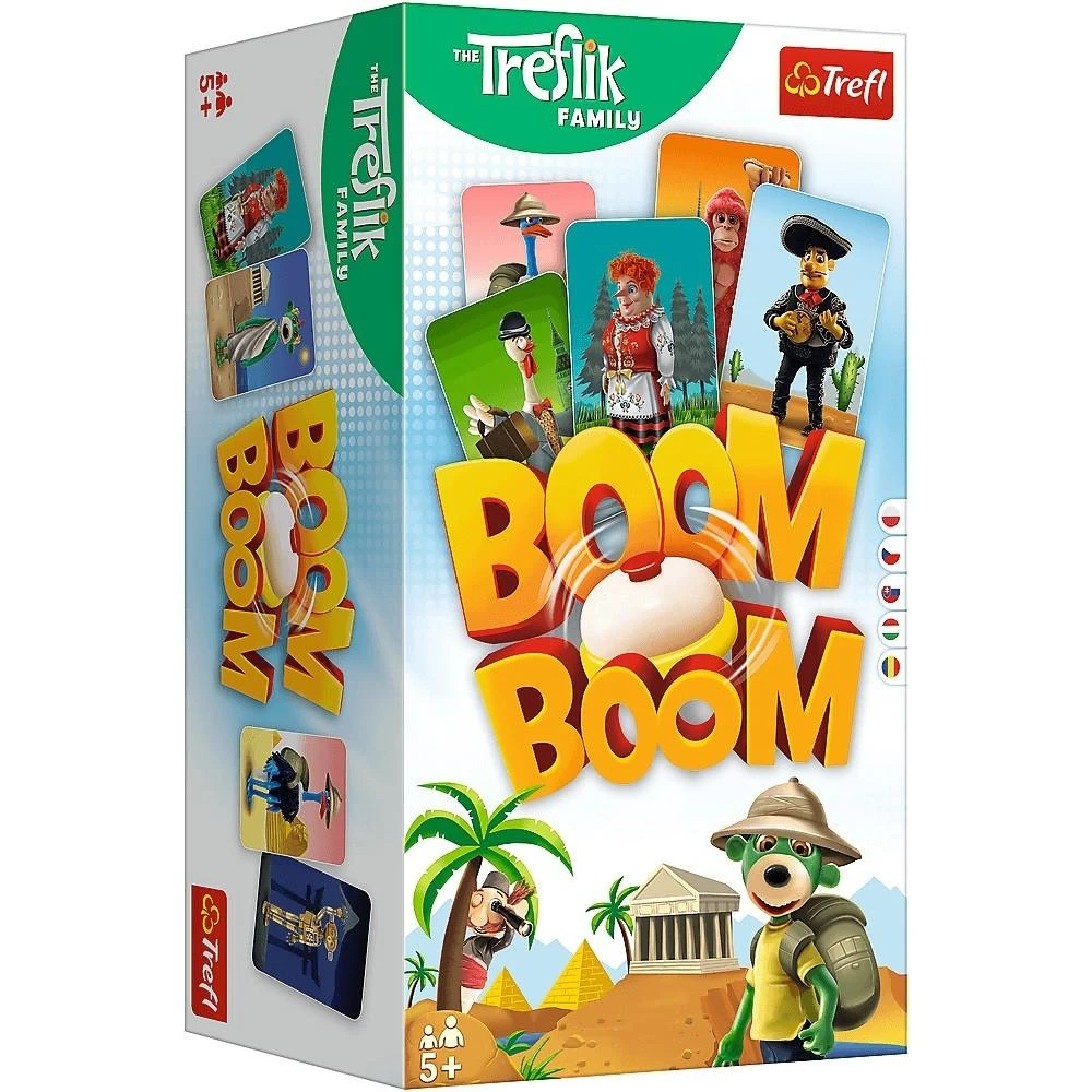Trefl 02122 ŽAIDIMAS - Boom Boom - Treflik šeima