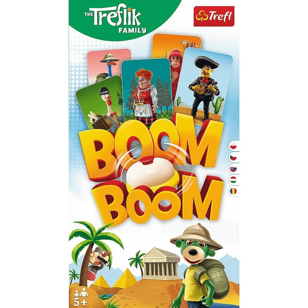 Trefl 02122 ŽAIDIMAS - Boom Boom - Treflik šeima