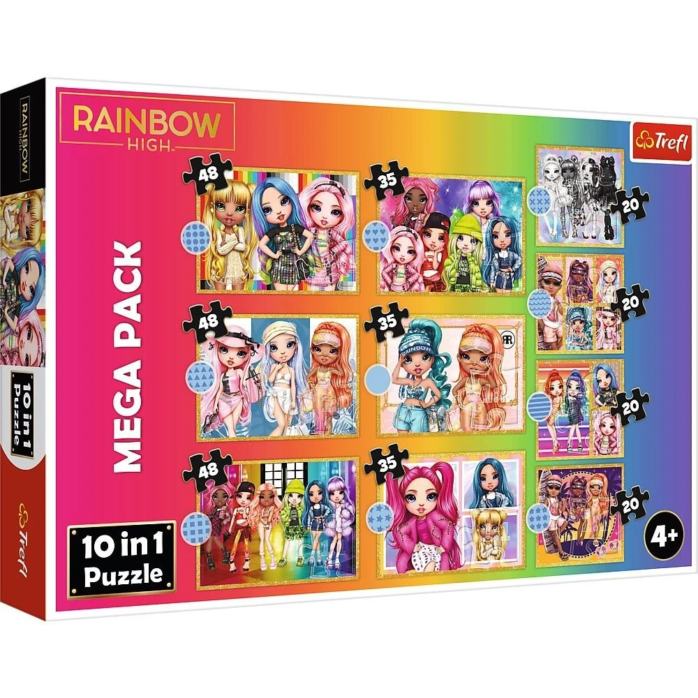 Trefl dėlionė 329 vnt. - Rainbow High lėlių kolekcija