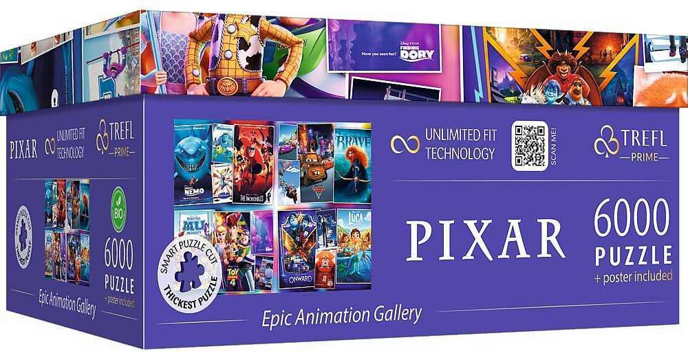 Trefl Dėlionė 6000 vnt. - Pixar animacija
