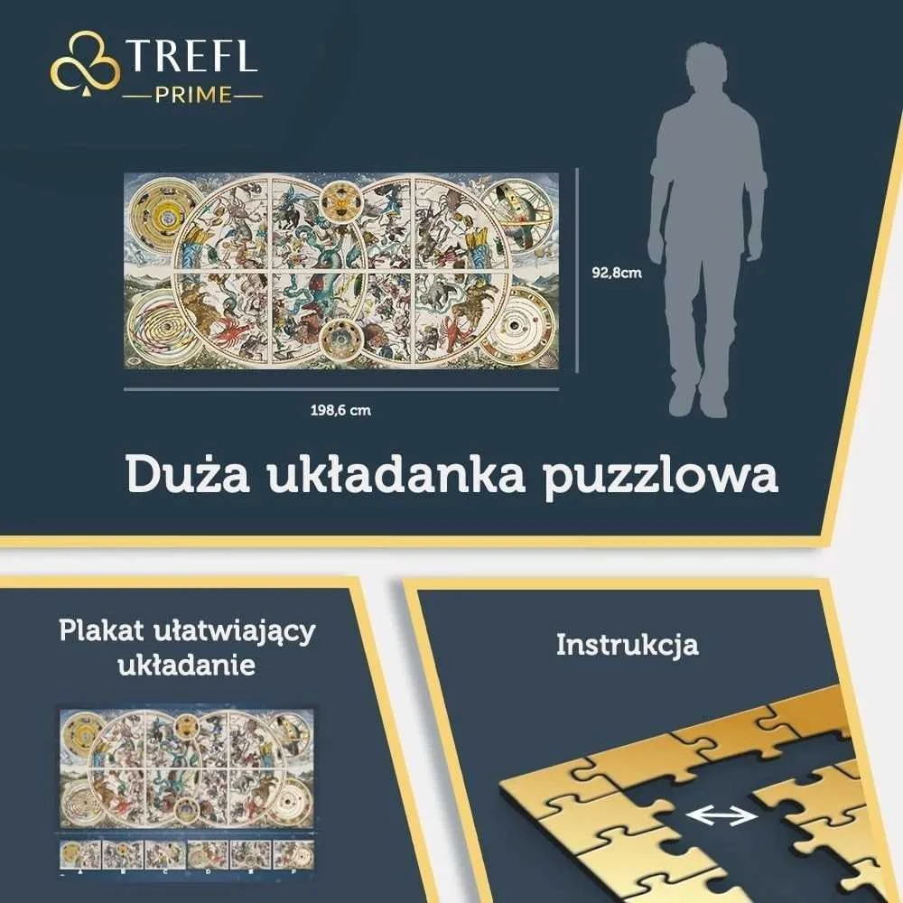 Trefl Dėlionė 9000 vnt. - Senovės dangaus žemėlapiai