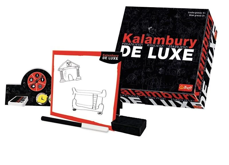 Trefl Kalambūrių žaidimas de Luxe šeimai ir draugams, skatina kūrybiškumą ir stebėjimą