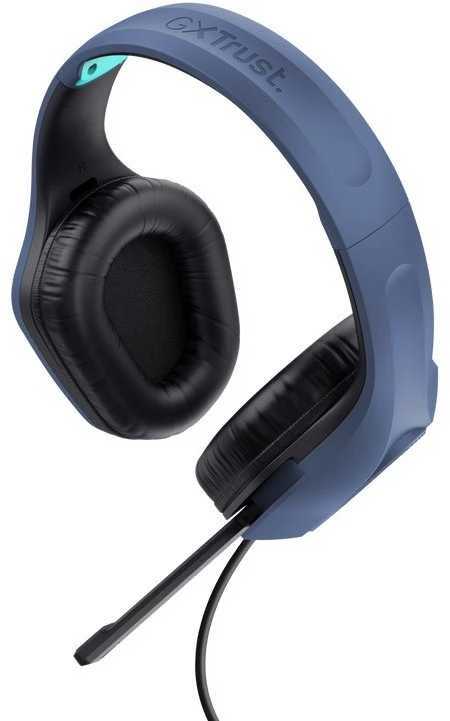 Laidinės žaidimų ausinės TRUST GTX 415 ZIROX, mėlynos