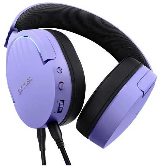 Trust GXT490P Fayzo 7.1 USB ausinės, violetinės