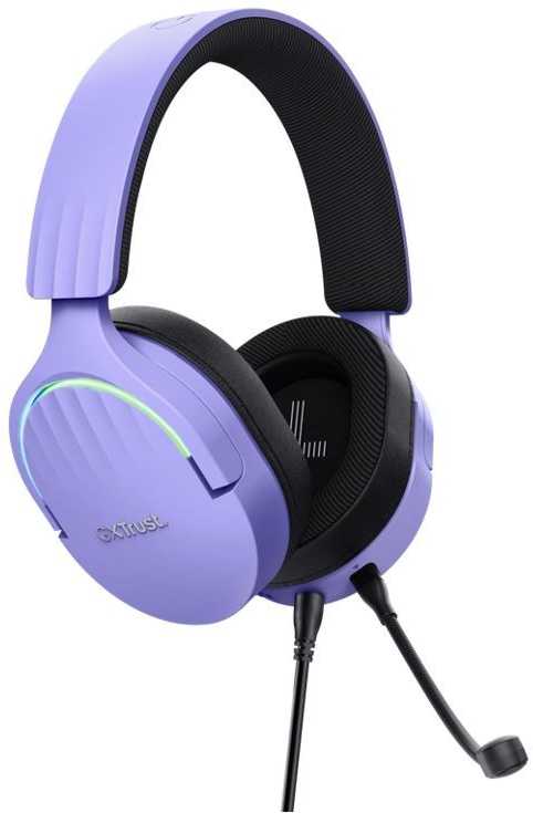 Trust GXT490P Fayzo 7.1 USB ausinės, violetinės