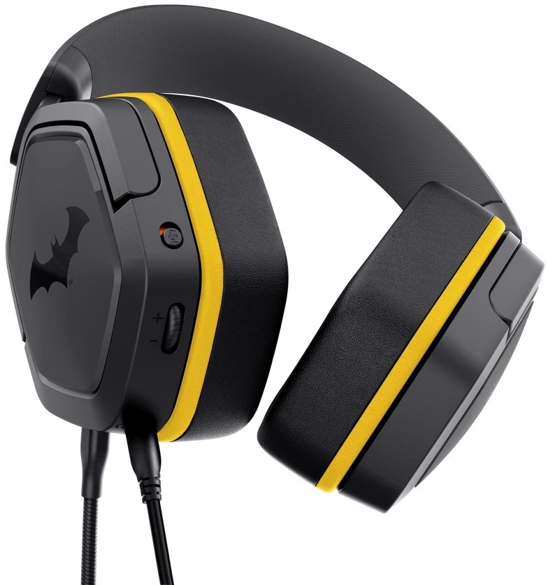 Trust 25784 ausinės su laidu su lankeliu ant galvos Gaming Juodas, Geltona