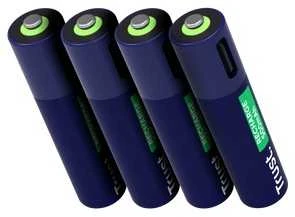 BATTERY RECH. LI-ION AAA/500MAH USB-C 4PACK 25671 TRUST