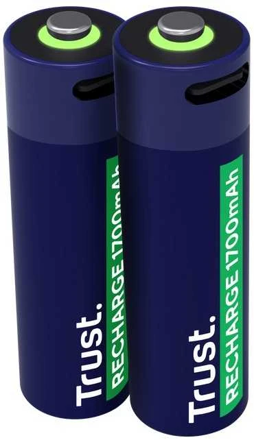 Trust AA baterijos su USB-C įkrovimo jungtimi