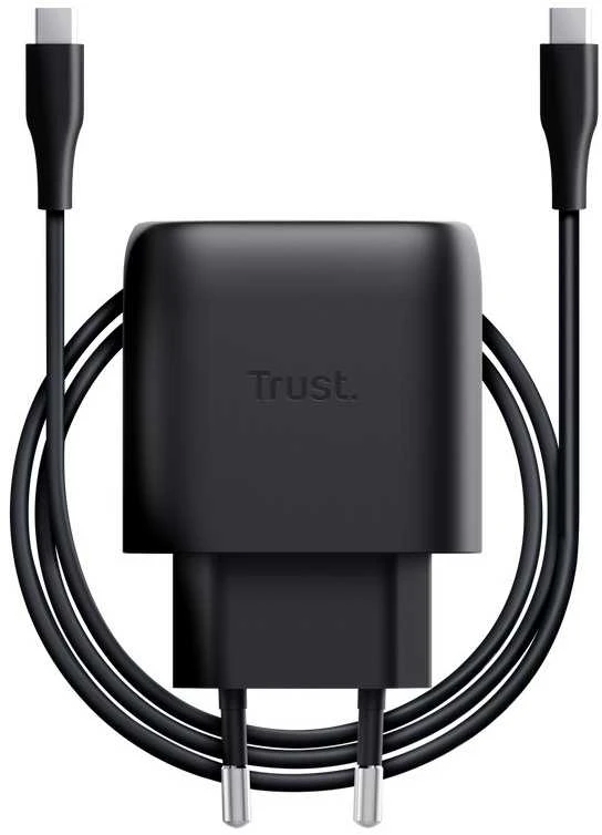 Trust MAXO 45W USB-C GAN įkroviklis, juodas - .