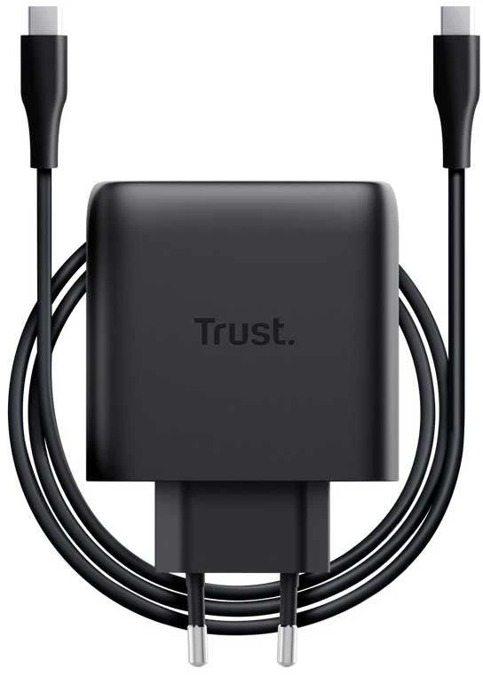 Trust MAXO 65W USB-C GAN įkroviklis, juodas - .