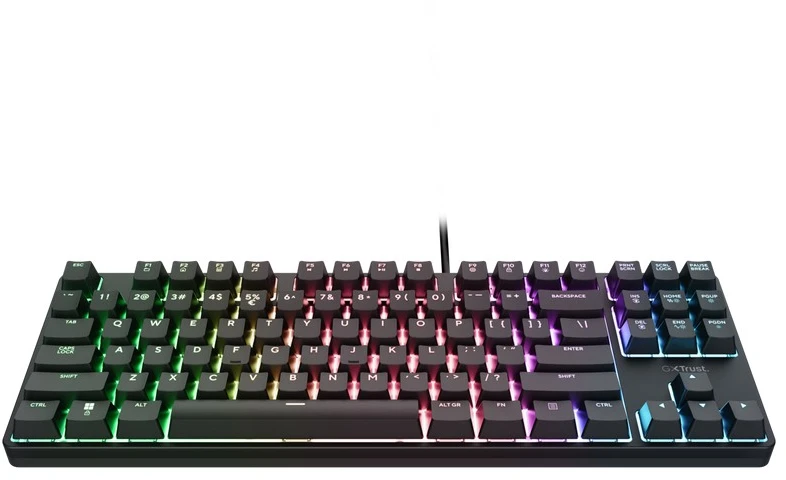 TRUST GXT 864 Cada TKL mechaninė laidinė žaidimų klaviatūra | Juoda
