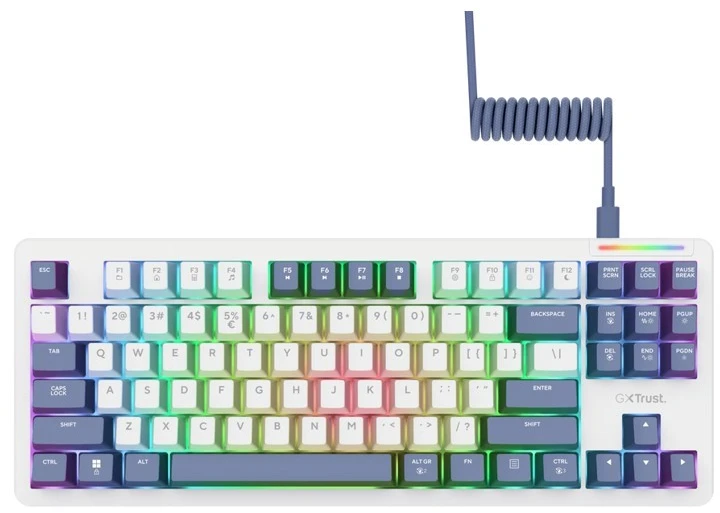 Trust Mechaniczna klaviatūra žaidimams gxt 872 xyra tkl