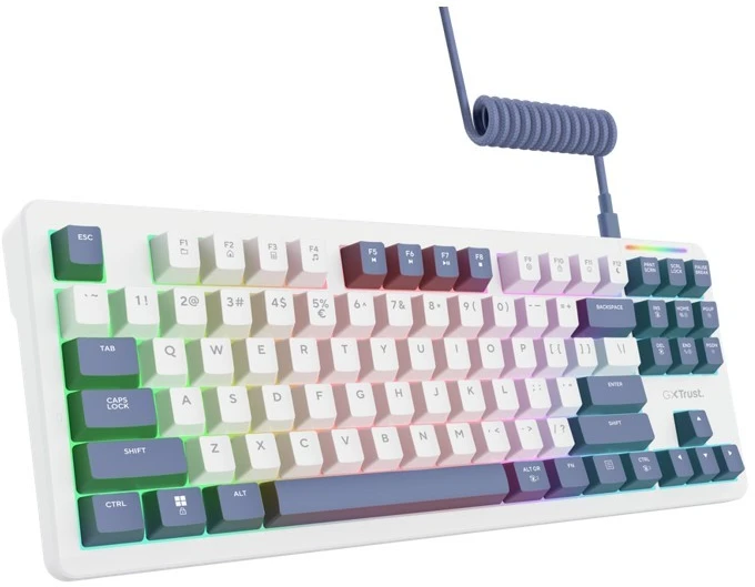 Trust Mechaniczna klaviatūra žaidimams gxt 872 xyra tkl