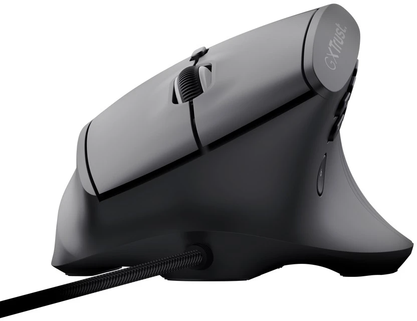 Pelė žaidimams trust gxt145 rexxa ergo juoda