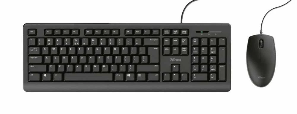 Rinkinys Klaviatūra ir pelė trust primo set