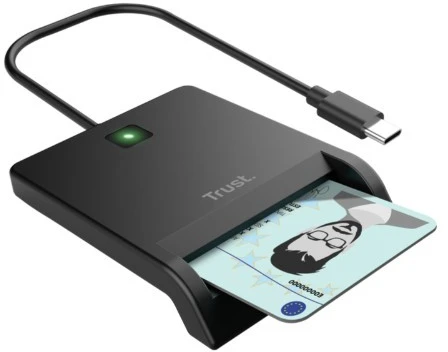 Trust Skaitytuvas id primo smartcard usb-c