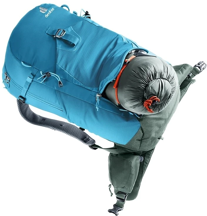 Žygio kuprinė Deuter Trail Pro 33, bangos-gebenės spalvos