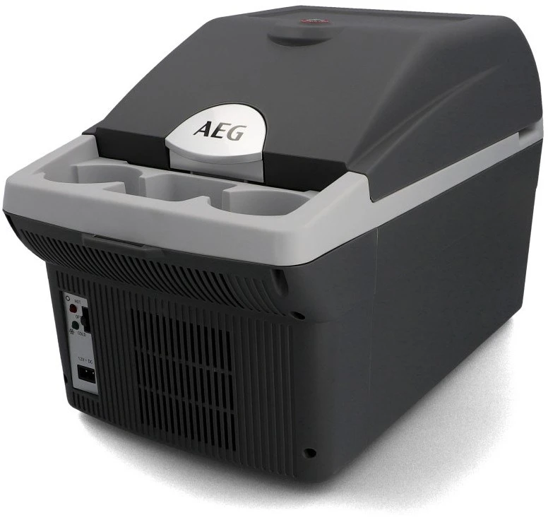 AEG automobilinis mini šaldytuvas termoelektrinė, 16 l, juoda/pilka, Board-Bar BK 16