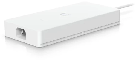 UBIQUITI AC ADAPTER 210W. AN AC POWER ADAPTER DELIVERS 210W AT 54V DC FOR A POE SWITCH