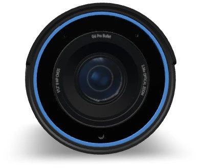 UBIQUITI UVC-G6-Pro-Bullet-B Visoms oro sąlygoms pritaikyta 4K PoE+ kamera su „Multi-TOPS“ dirbtinio intelekto varikliu, 2,36 karto optiniu priartinimu ir dideliu 1/1,2 colio CMOS jutikliu, užtikrinančiu išskirtinį aiškumą esant prastam apšvietimui ir didelio nuotolio IR naktinį matymą.