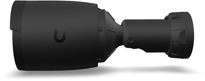 UBIQUITI UVC-G6-Pro-Bullet-B Visoms oro sąlygoms pritaikyta 4K PoE+ kamera su „Multi-TOPS“ dirbtinio intelekto varikliu, 2,36 karto optiniu priartinimu ir dideliu 1/1,2 colio CMOS jutikliu, užtikrinančiu išskirtinį aiškumą esant prastam apšvietimui ir didelio nuotolio IR naktinį matymą.