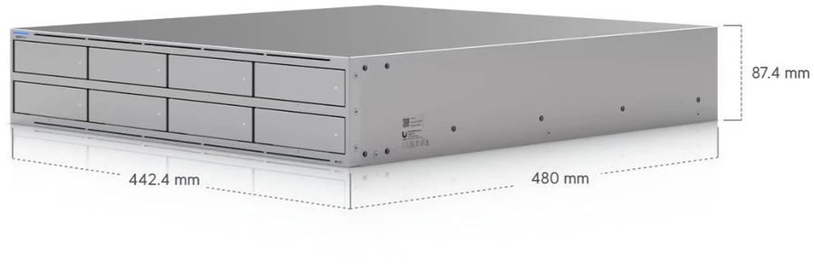 Serveris UBIQUITI UNAS PRO 8