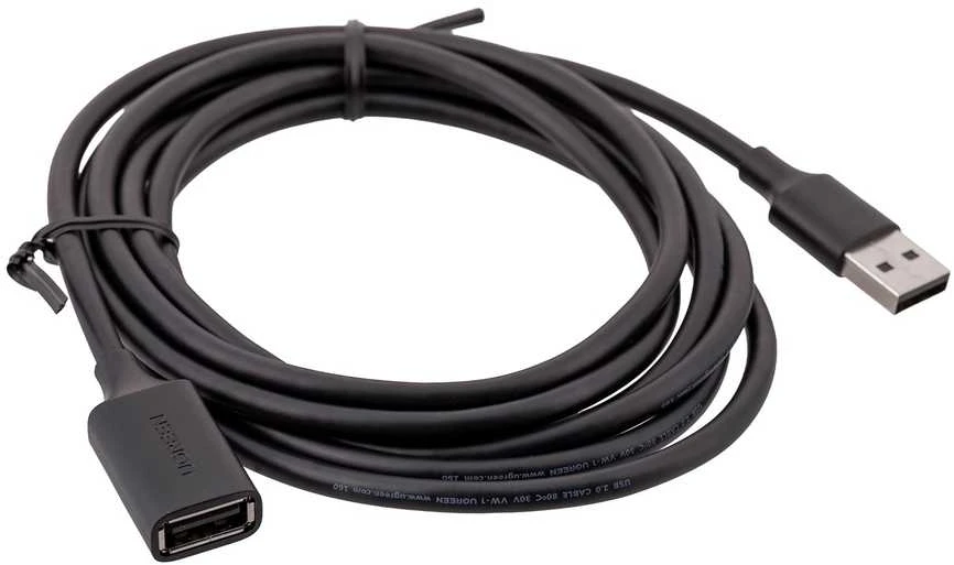 iLike UGREEN US103 USB 2.0 prailginimo kabelis 2m - Juodas