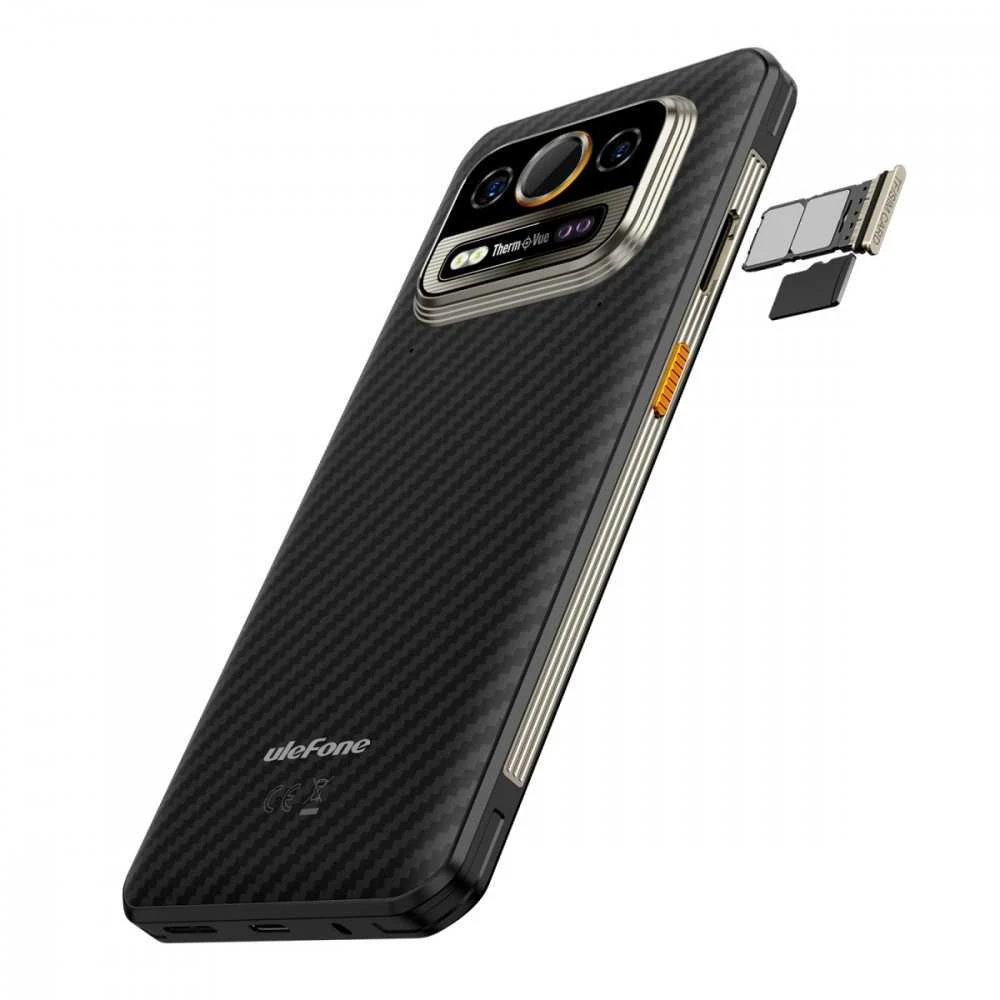 ULF Ulefone Armor 25T 8/256GB Frost Juodas be įkroviklio