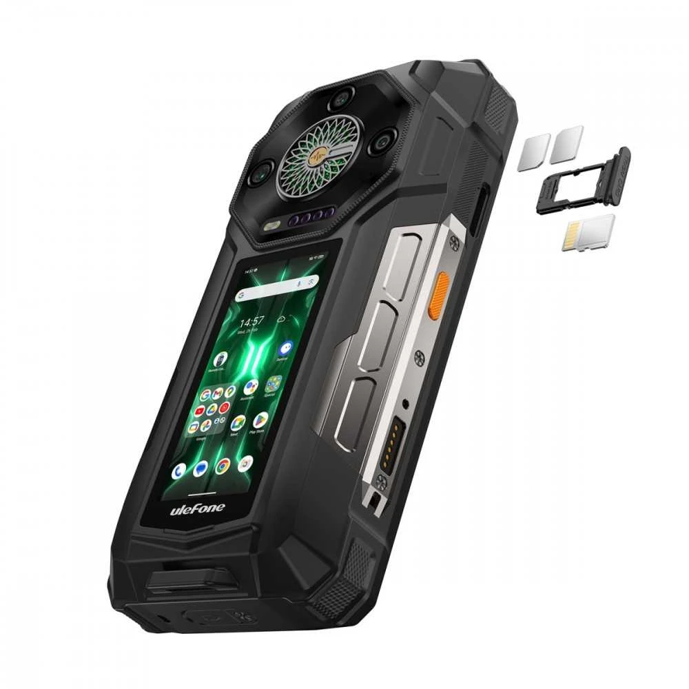 Išmanusis telefonas UleFone Armor 33 Pro 5G 16/512GB Juodas (UF-A33P)