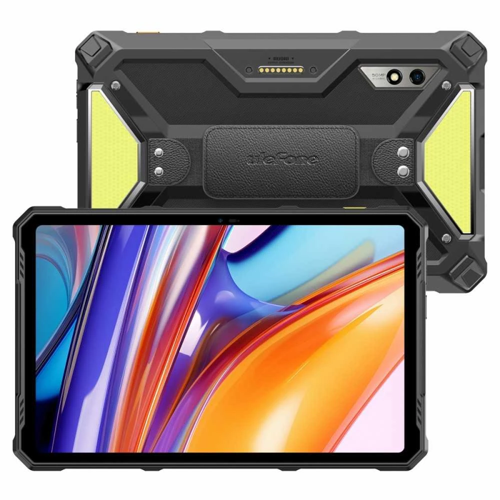 Planšetė „Ulefone Armor Pad 3 Pro“ 8 GB / 256 GB LTE planšetinis kompiuteris (juodas) be įkroviklio