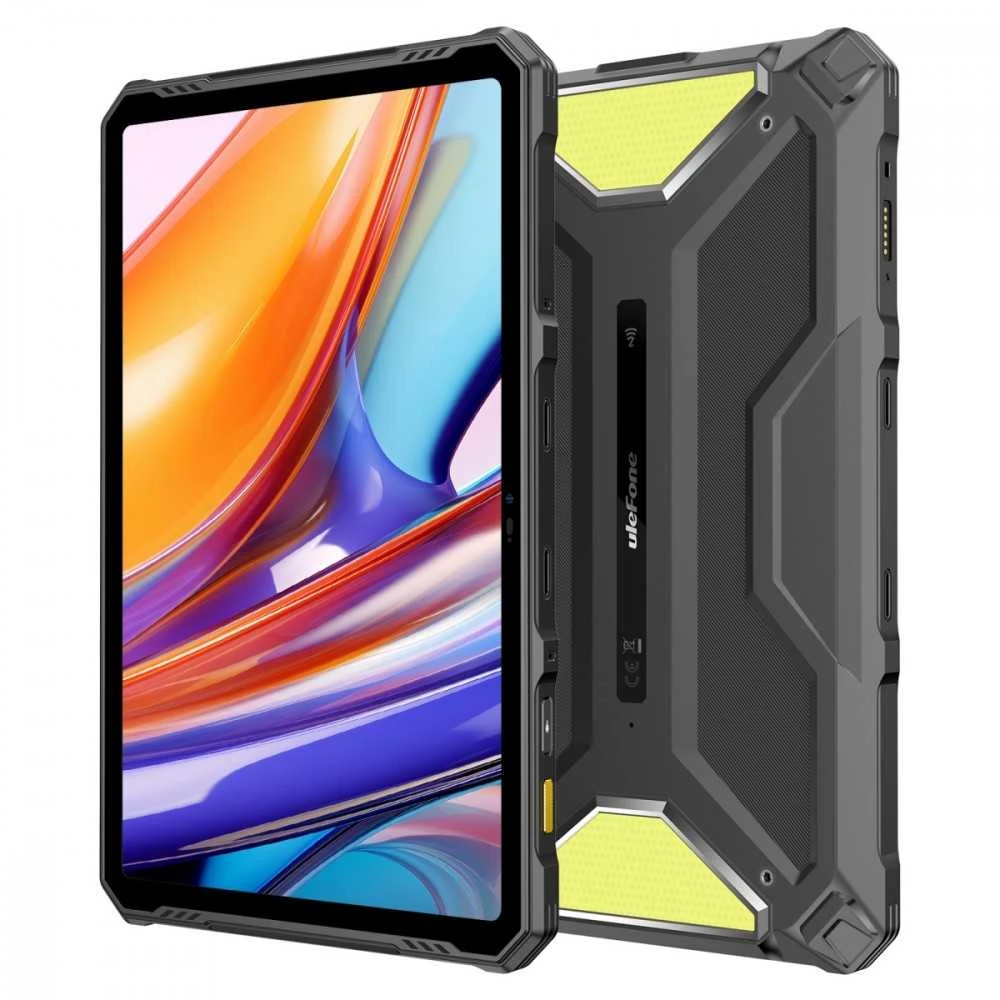 Planšetė „Ulefone Armor Pad 3 Pro“ 8 GB / 256 GB LTE planšetinis kompiuteris (juodas) be įkroviklio