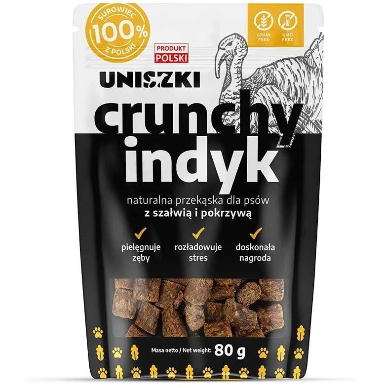 Sage UNISZKI Traški kalakutiena su šalaviju ir dilgėlėmis - šunų skanėstas - 80 g