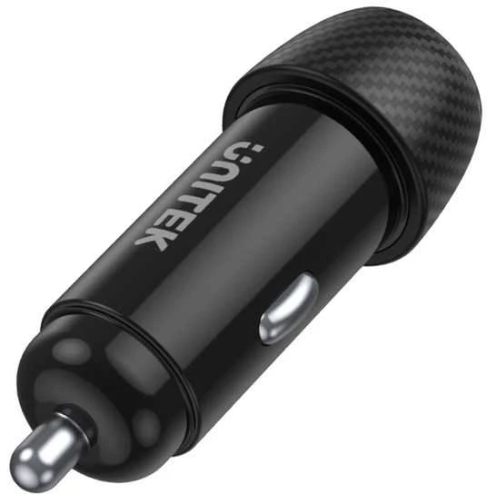 Unitek automobilinis įkroviklis 38w, usb-a usb-c, qc3.0, p1400a