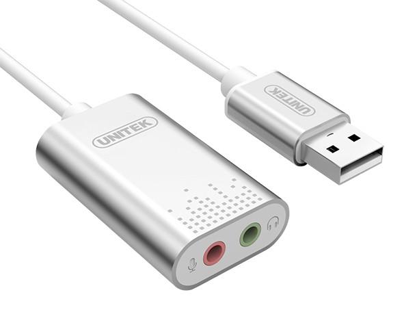 UNITEK Y-247A Unitek, USB garso plokštė, Y-247A