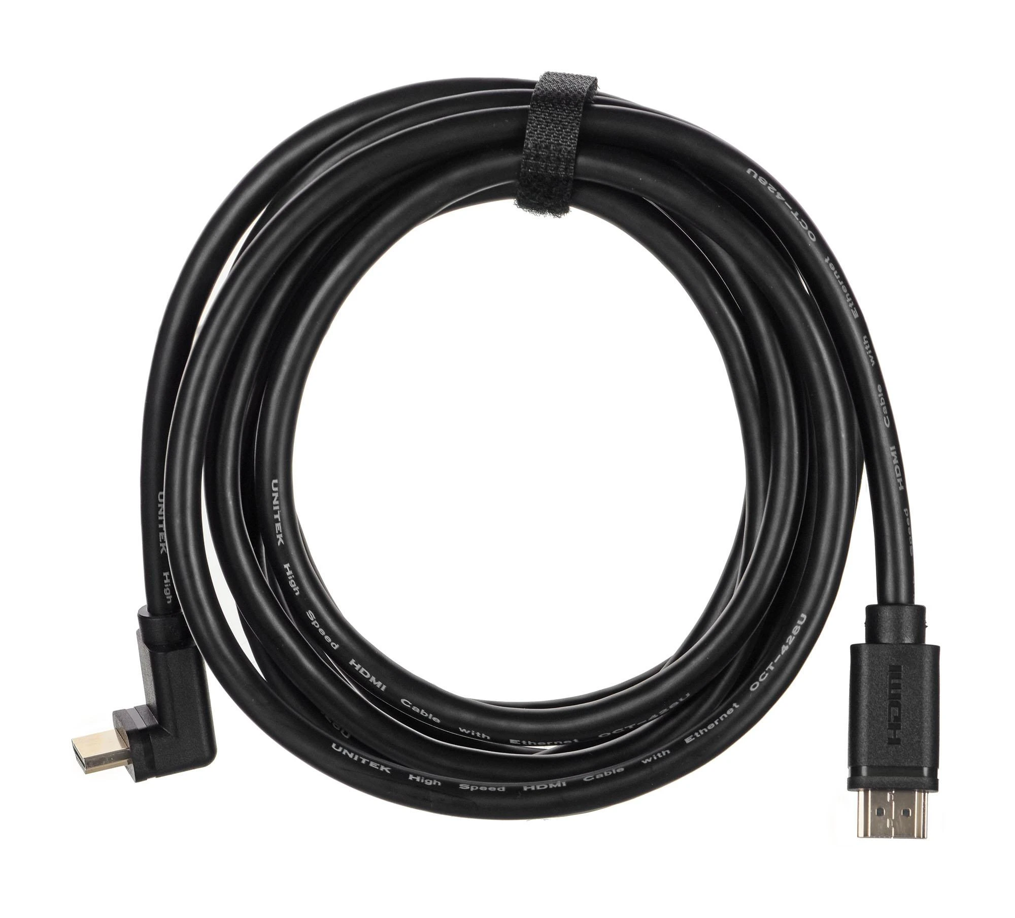 Unitek HDMI 3,0 m kampinis 270