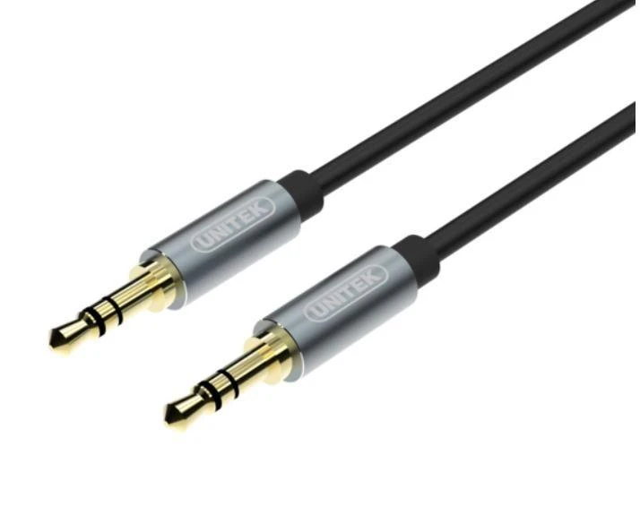 UNITEK Y-C922ABK Unitek Cable miniJack 3,5mm (M) - 3,5mm (M) TWIST Y-C922ABK