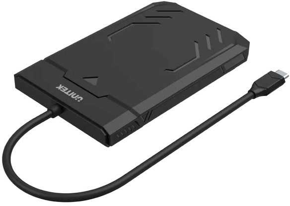 Išorinis kietojo disko adapteris - Unitek Y-3036a Diskguard Raiden 2.5" USB-C