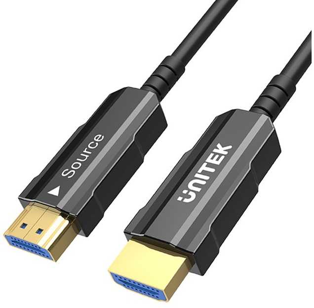 UNITEK C11072BK-20M optinis kabelis HDMI 2.0 AOC 4K 60Hz 20m